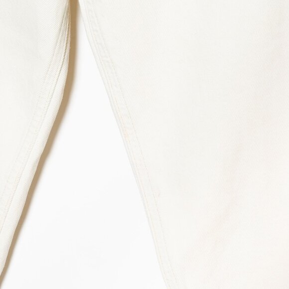 Agolde Criss Cross Upsized Organic Cotton Jean in Paste Off White Ivory - XS 24 - Picture 14 of 16